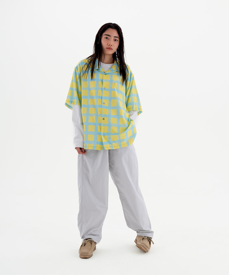 Checkered Rayon Shirt 16 Checkered Rayon Shirt